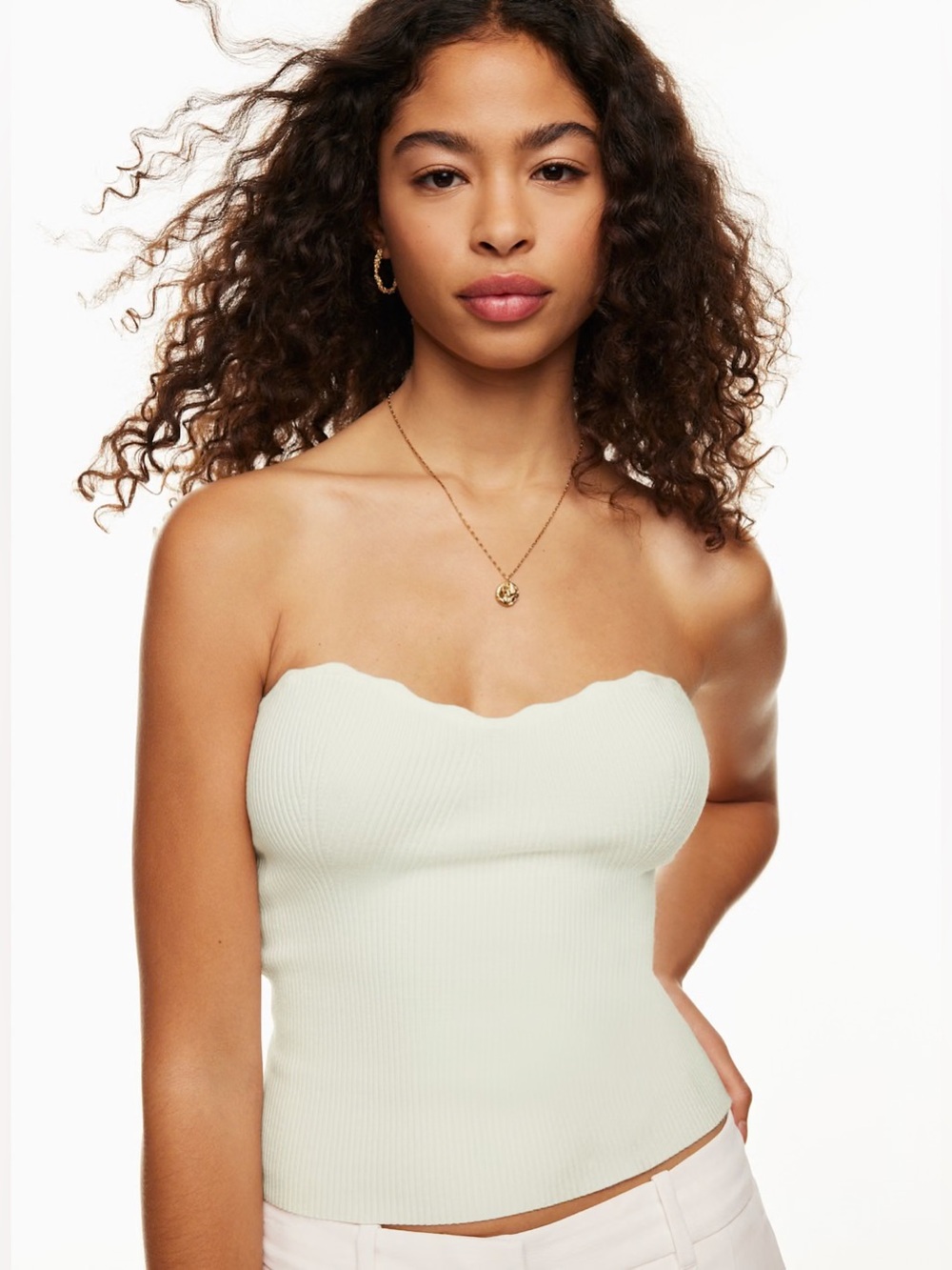 Aritzia Wilfred Heaven Top In Light Birch Size 2XS